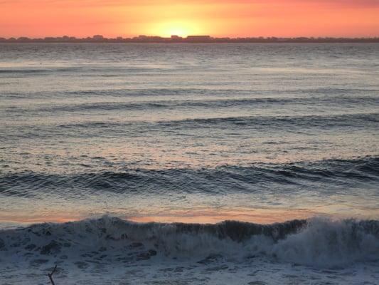 Sunset at Westhaven beach.