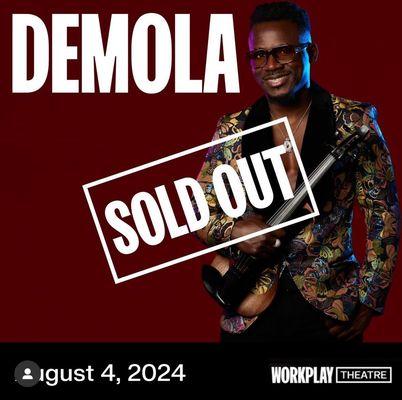 Excited to see Demola the Violinist!