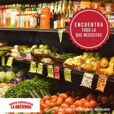 aqui encontraras todo lo que tu necesitas y de la mejor calidad para alimentarte a ti y a tus seres queridos