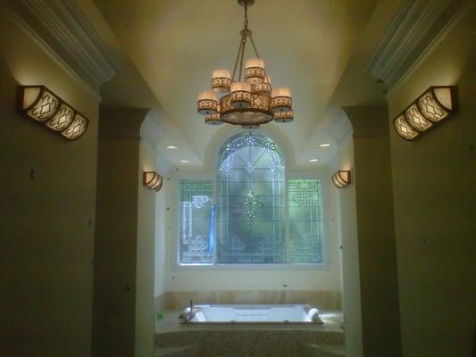 bathroom remodel, one of many baths, and kitchens we have done.