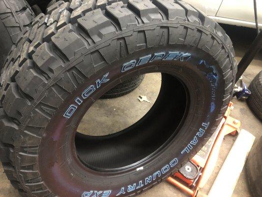 MUD TIRES AVAILABLE