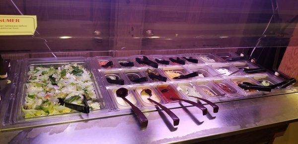 Salad Bar- $10.99!!!!!!!!!