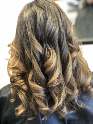 Caramel balayage