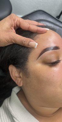 brow wax, lamination, & hybrid stain