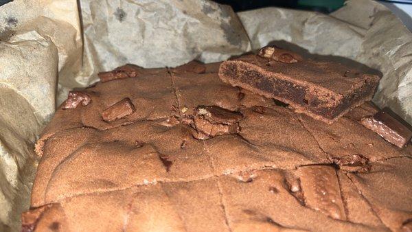 Homemade KitKat Nutella brownies