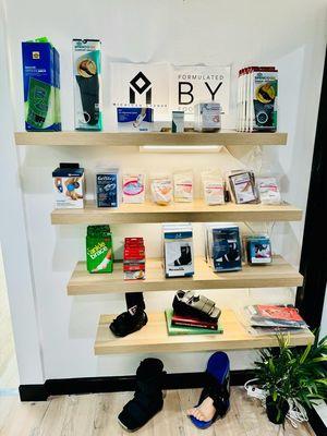 Our Products: Custom Orthotics, Insoles, Boots etc