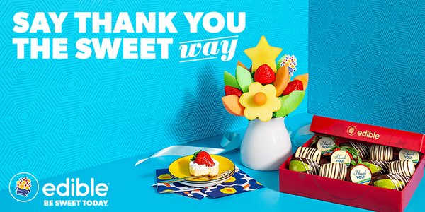 Say thank you the sweet way!