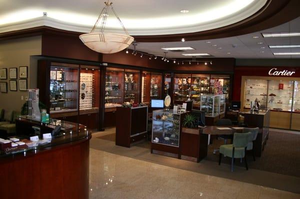 Our beautiful showroom displays more designer eyewear collections than any other optical in the area.