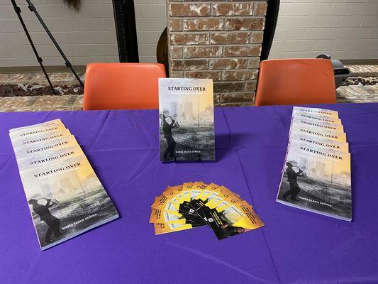 My book - Starting Over: A Second Line of Hope at a Community Event: Shrine of the Black Madonna, Houston, TX 2/2024