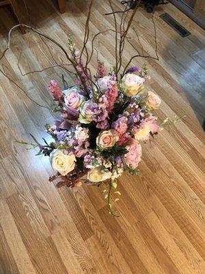 Another angle of a large bouquet