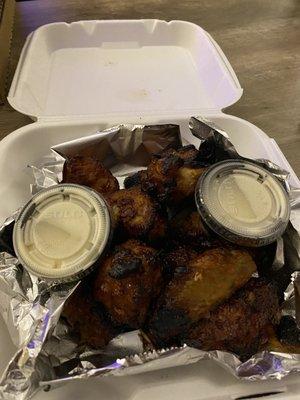 12 piece bbq wings