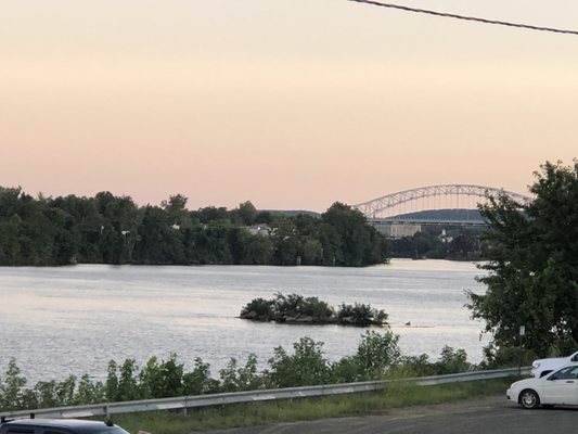 Sunset over the beautiful Connecticut River