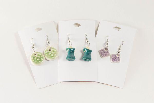 Selection of earrings