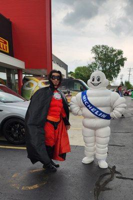 Llanta Man and Michelin Man