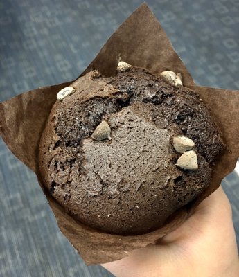 Double chocolate muffin