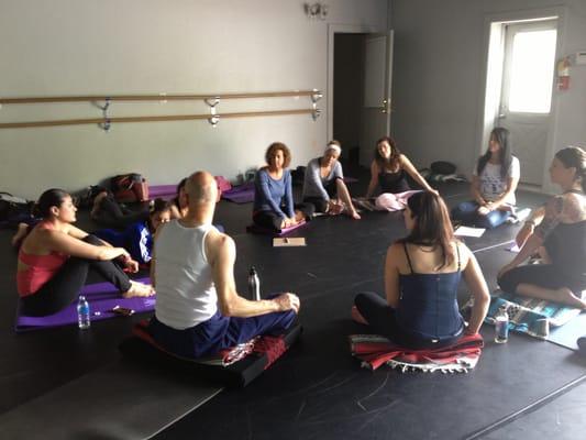 Yoga teacher training