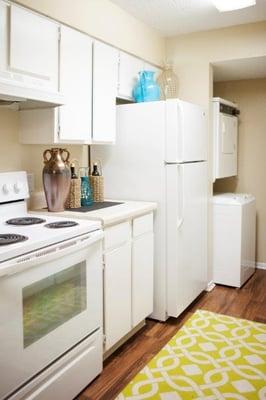 Spacious kitchen with washers and dryers included in select homes!