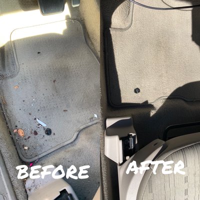 Floor mat restoration