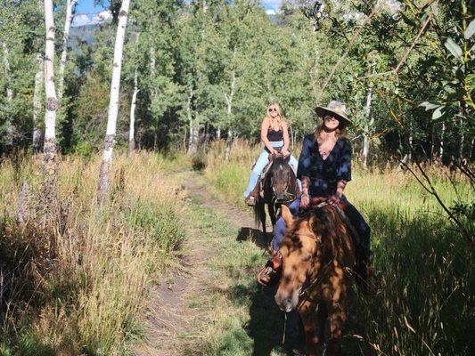 A beautiful day and trail ride.