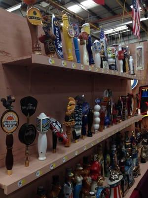 Large selection of taps