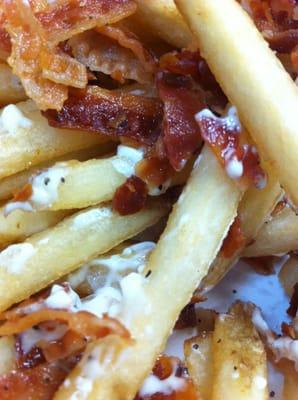 Bacon ranch fries!... I just added a little pepper.