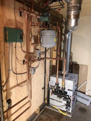 Boiler Heat for the 2 story house