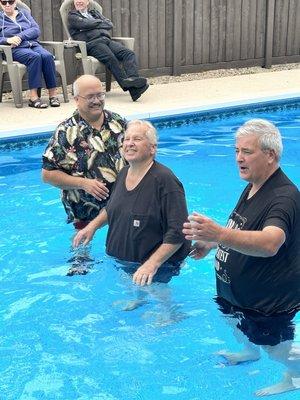 Annual water baptism