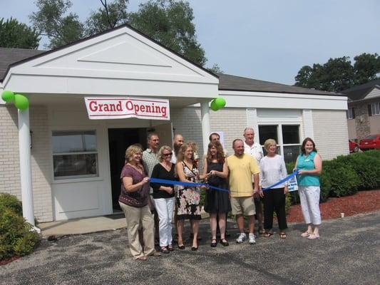 Ribbon Cutting at the Grand Opening Event in August.