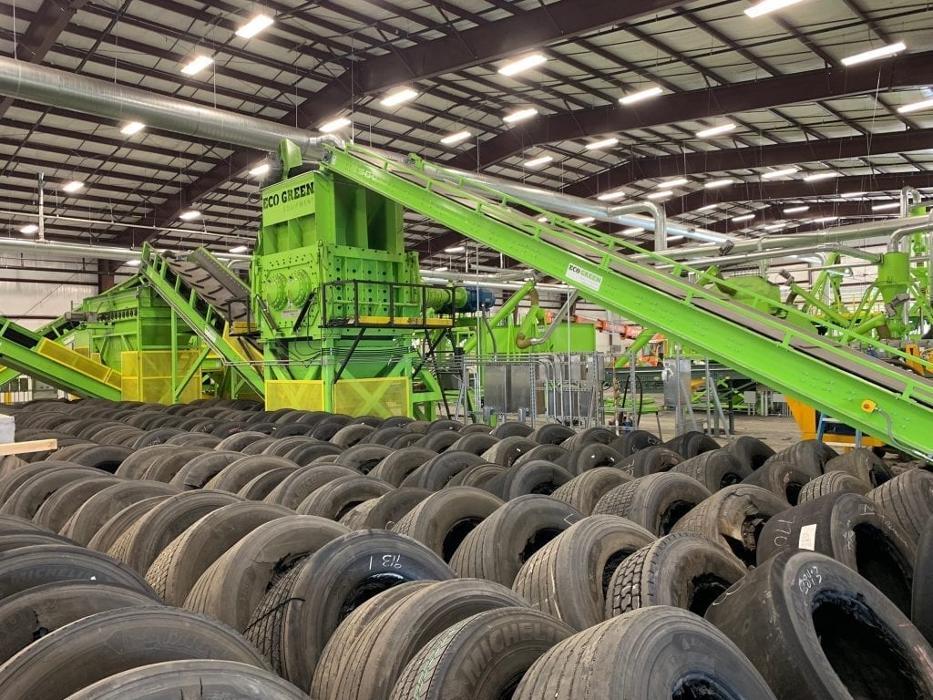 ECO Green Equipment, LLC. Industrial Tire Shredders | Tire Recycling Equipment