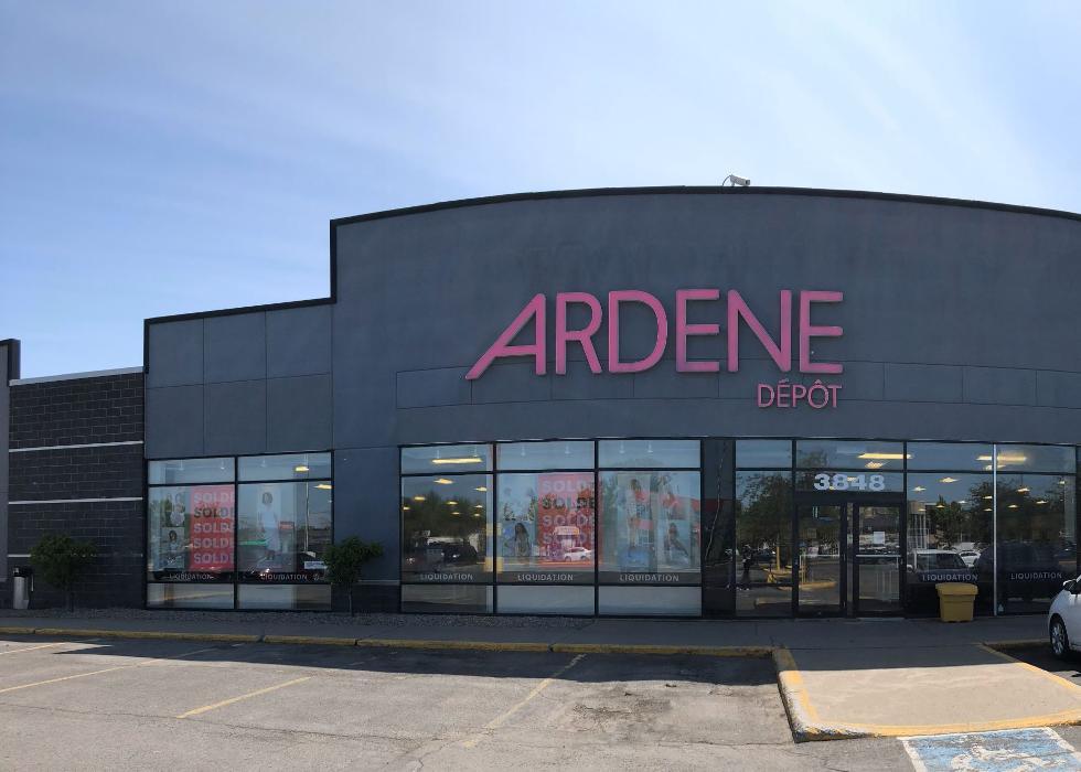 Ardene magasin de liquidation