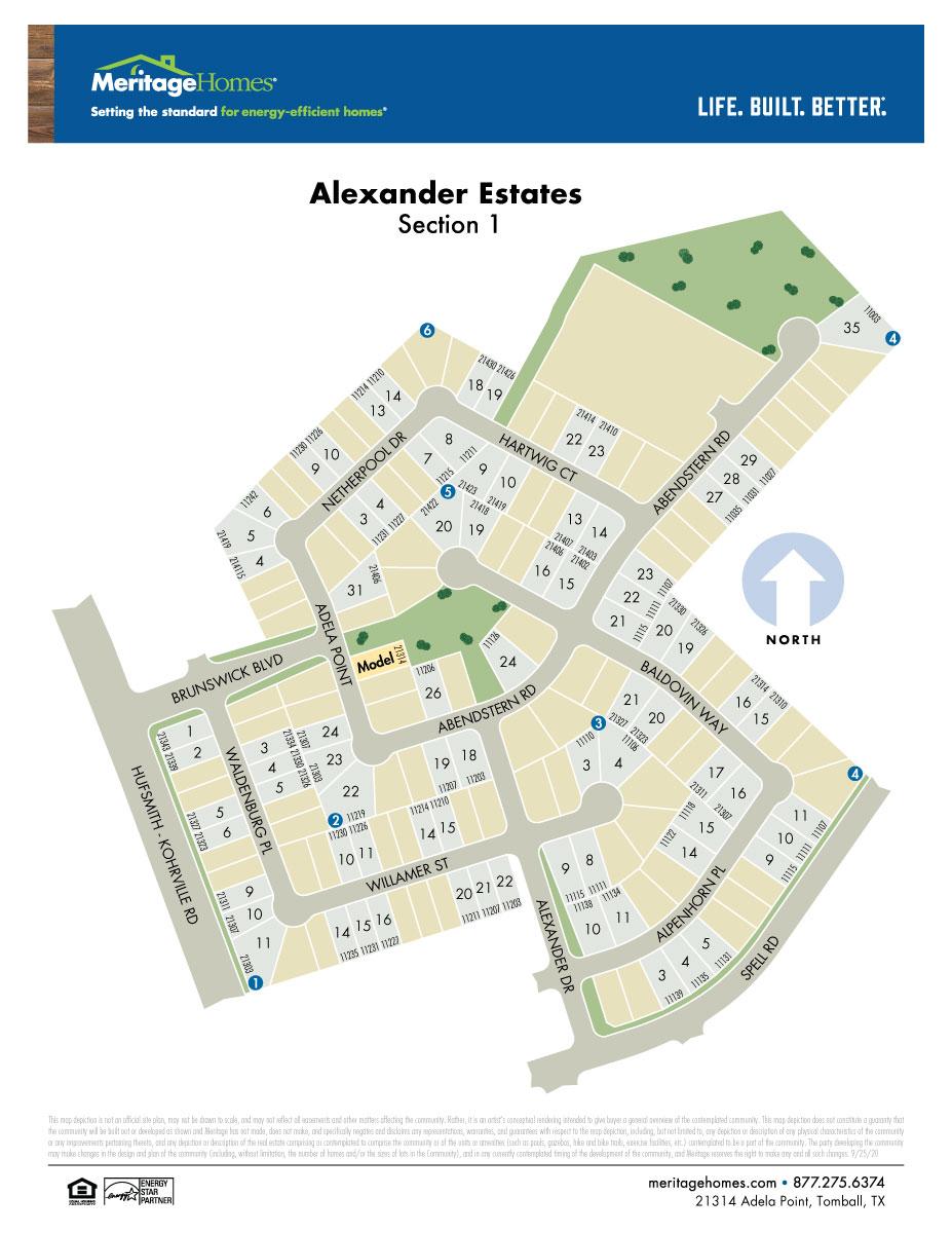 Alexander Estates By Meritage Homes