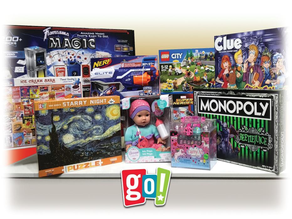 Go! Calendars, Games and Toys