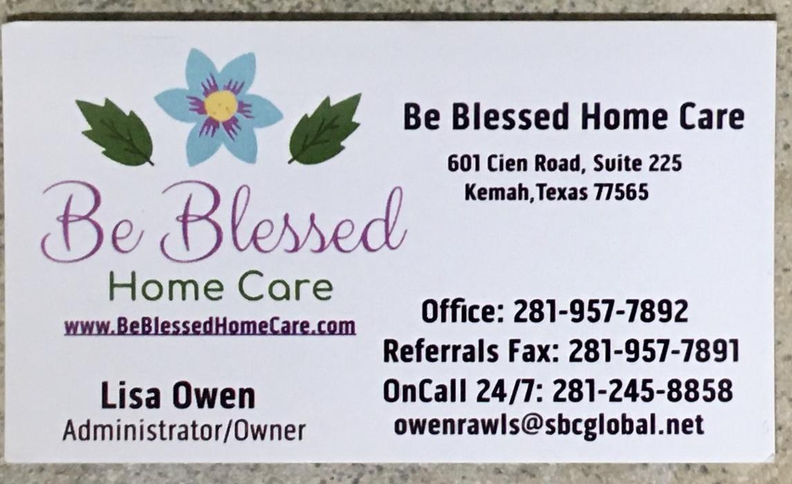 Be Blessed Home Care