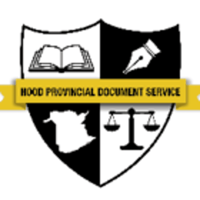 Hood Provincial Document Service