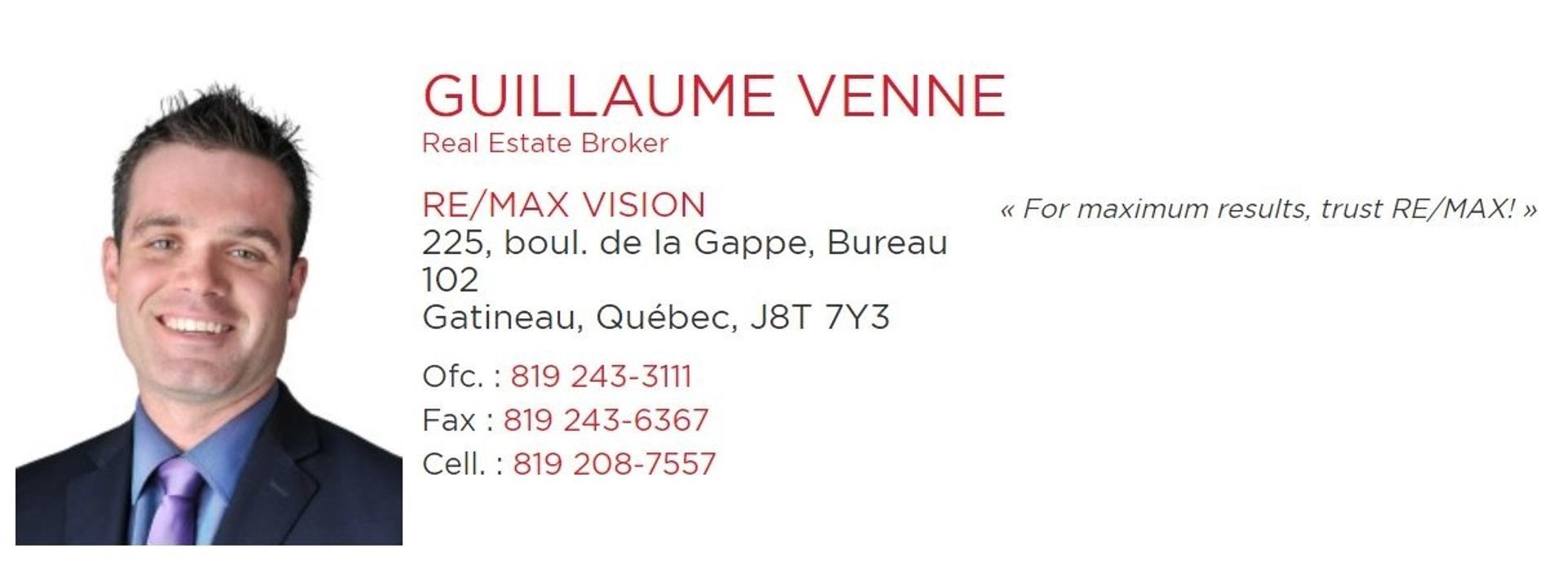 Guillaume Venne courtier immobilier inc