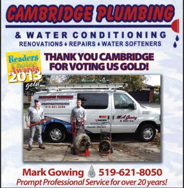 Cambridge Plumbing & Water Conditioning