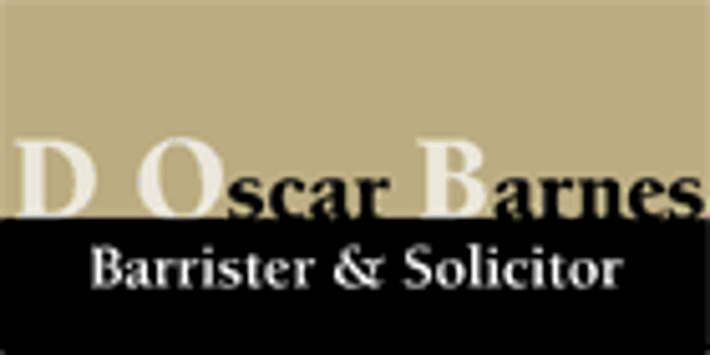 D Oscar Barnes Barrister & Solicitor