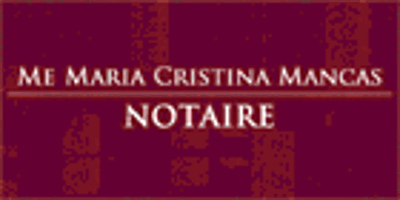 Notaire MANCAS Maria Cristina