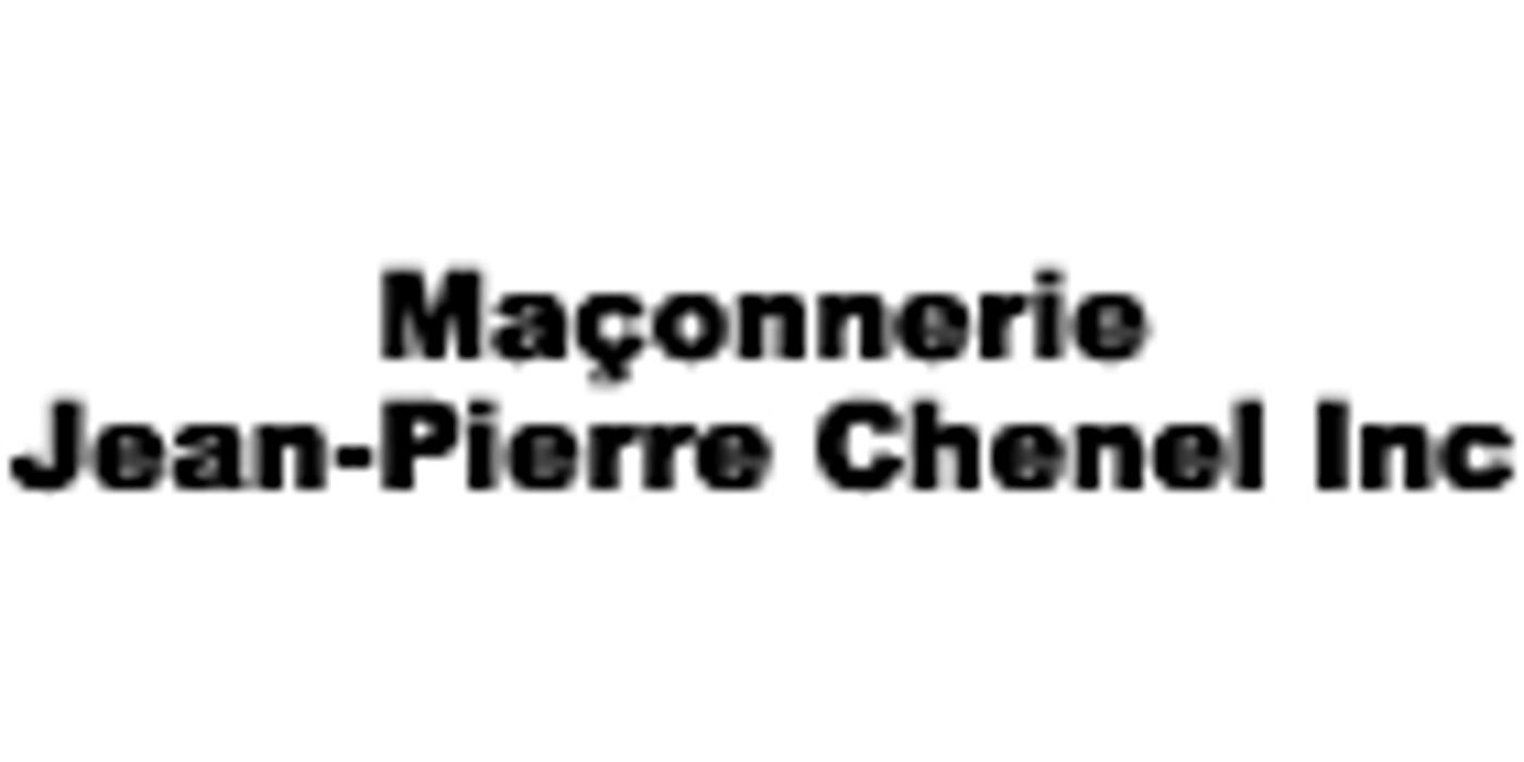 Maçonnerie Jean-Pierre Chenel Inc