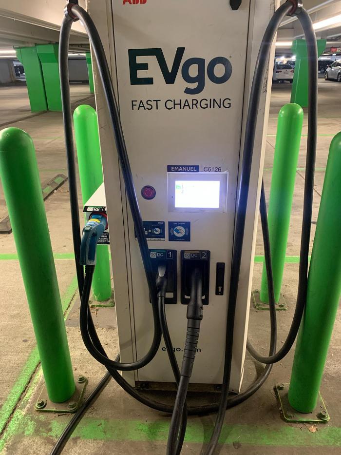 EVgo Car Charging Station