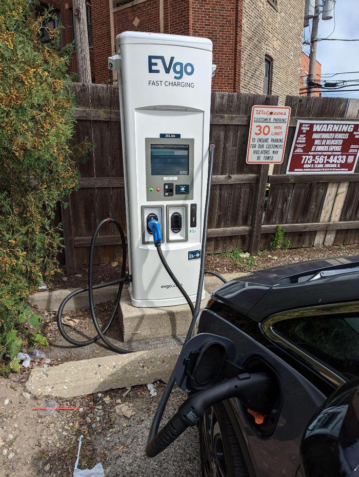 EVgo Car Charging Station