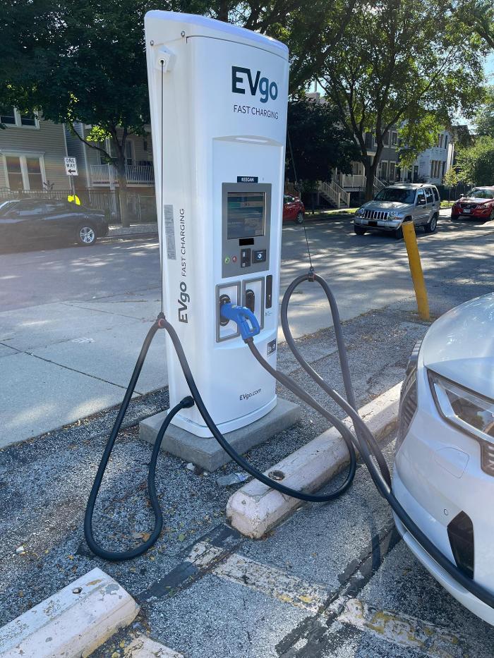 EVgo Car Charging Station