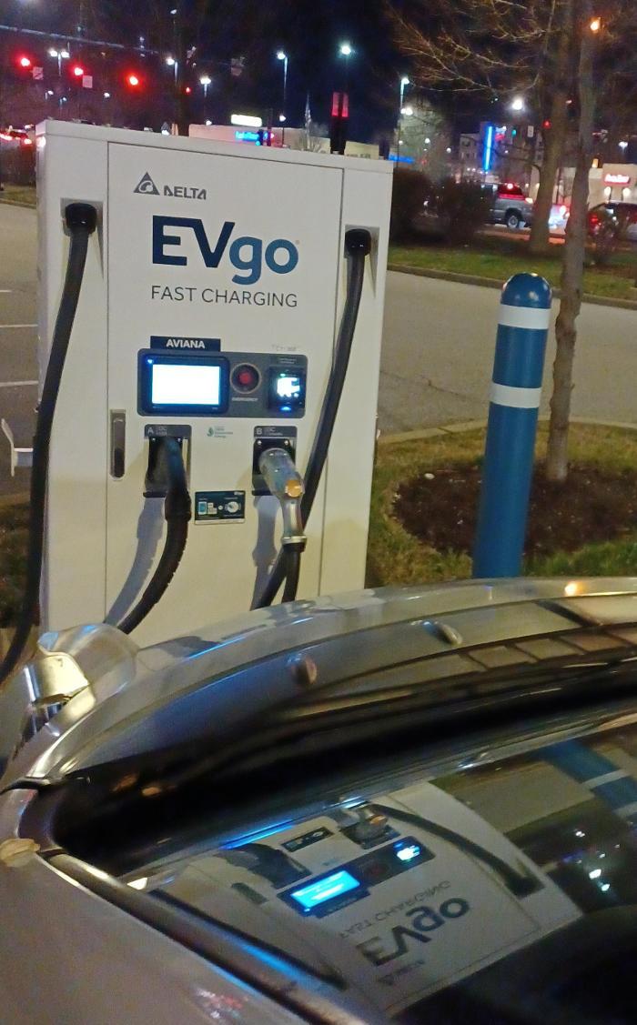 EVgo Car Charging Station