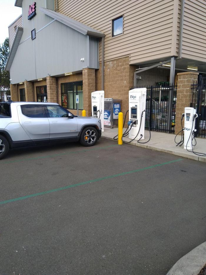 EVgo Car Charging Station