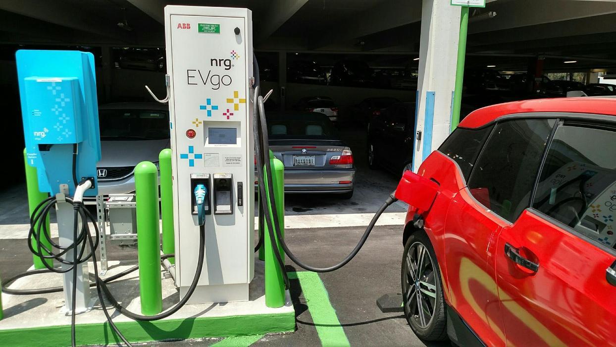 EVgo Car Charging Station