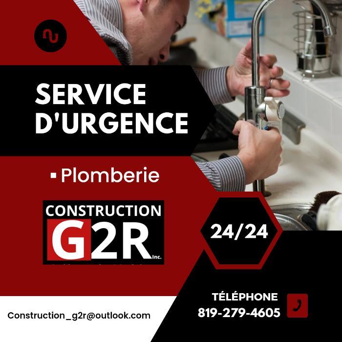 Construction G2R Inc. - Plomberie